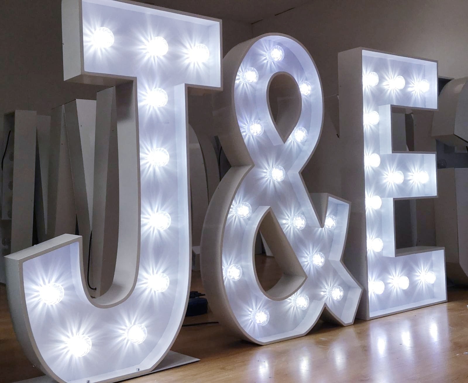 4ft Led Letters For Hire From Carolyn s Sweets ie